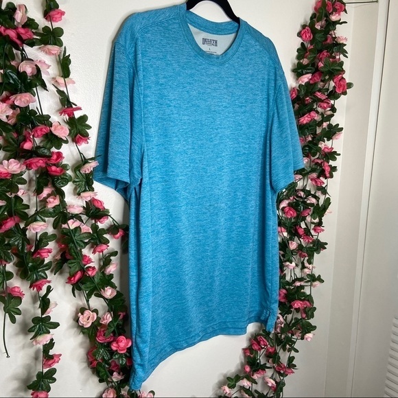 Duluth Trading Co Blue Athletic Top Mens Large Sweat Wicking Casual - Picture 4 of 6